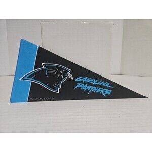 Carolina Panthers NFL Football Mini Pennant 9"x4” Felt Banner Flag